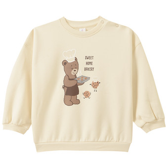 Baby Sweatshirt mit Baby-Print
