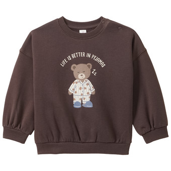 Baby Sweatshirt mit Baby-Print