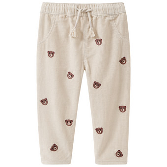 Baby Cordhose mit Bären-Motiven