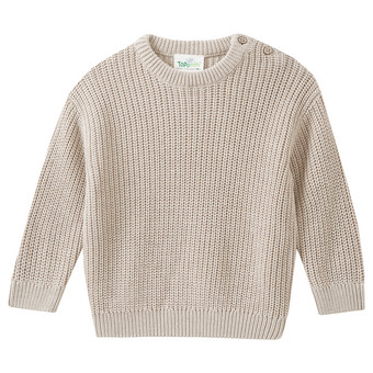 Baby Strickpullover mit Rippstruktur