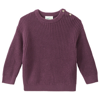 Baby Strickpullover mit Rippstruktur