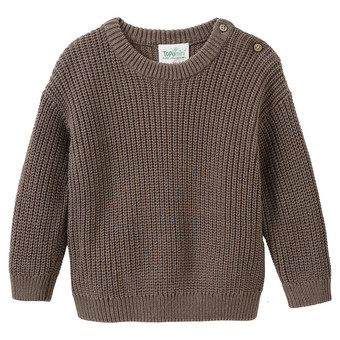 Baby Strickpullover mit Rippstruktur