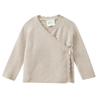 Baby Strickjacke im Wickel-Design