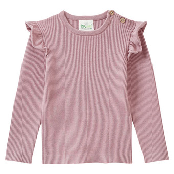 Baby Strickshirt mit Rippstruktur