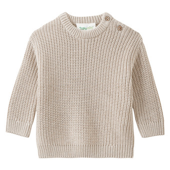 Newborn Strickpullover mit Rippstruktur