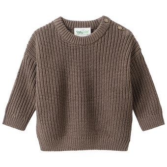Newborn Strickpullover mit Rippstruktur