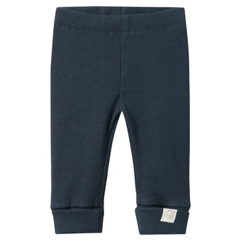 Newborn Leggings mit Rippstruktur