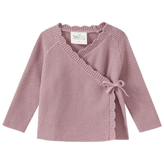 Newborn Strickjacke im Wickel-Design