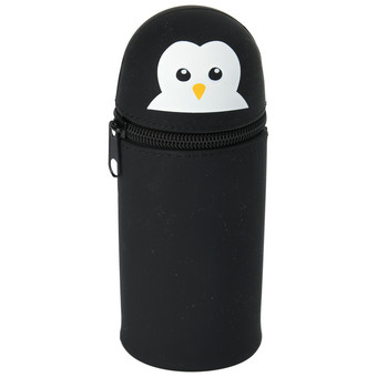 Stifteetui Pinguin aus Silikon