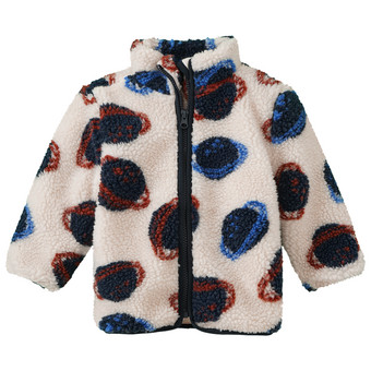 Baby Teddyjacke mit Planeten-Motiven