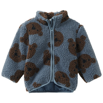 Baby Teddyjacke mit Bären-Motiven