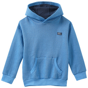 Hoodie voor jongens met zigzagpatroon