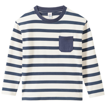 Jungen Langarmshirt im Ringel-Look