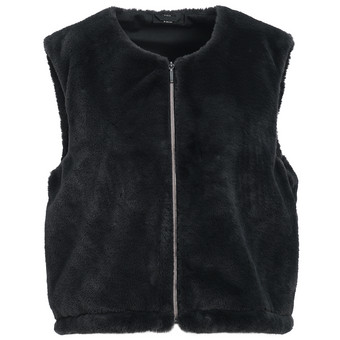 Damesvest van imitatiebont