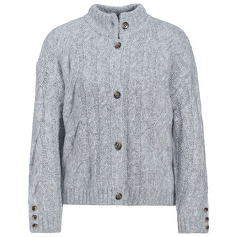 Damen Strickjacke mit Zopfmuster
