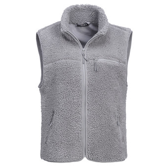 Damen Teddyweste mit Reißverschluss