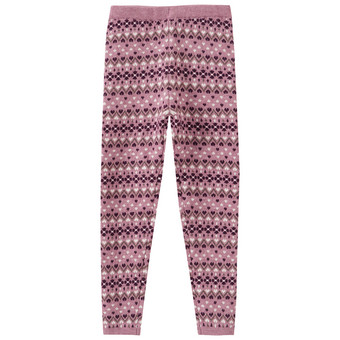 Mädchen Strickleggings mit Norwegermuster