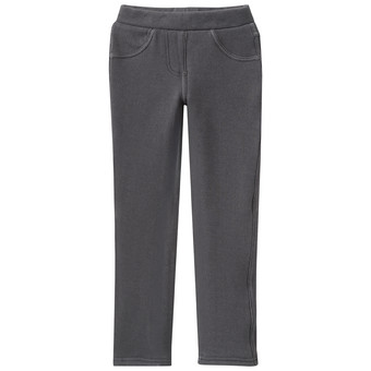 Mädchen Thermo-Jeggings unifarben