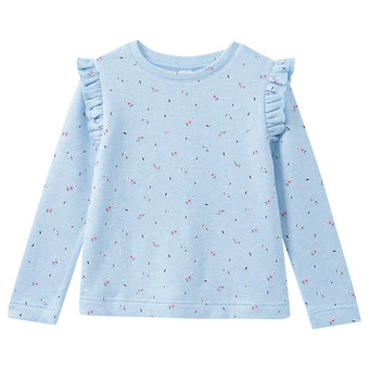 Mädchen Sweatshirt mit Rüschen