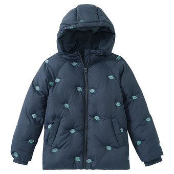 Jungen Pufferjacke mit Planeten-Motiven