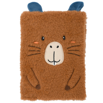 Notizbuch aus Plüsch Capybara