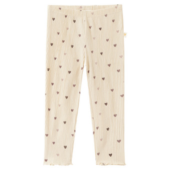Baby Leggings mit Herzchen-Print