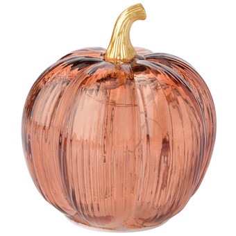 Lampe in Kürbis-Form