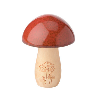 Kleiner Deko-Pilz mit glänzender Oberfläche