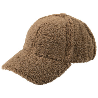 Damen Kappe mit Teddy-Struktur