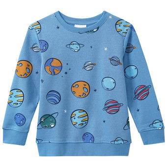 Jungen Sweatshirt mit Weltall-Prints