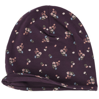 Mädchen Mütze mit Blümchen-Allover