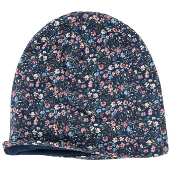 Mädchen Mütze mit Blümchen-Allover