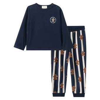 Baby Weihnachtsschlafanzug mit Print