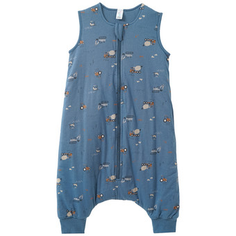 Baby Schlafoverall mit Bein und Allover-Print