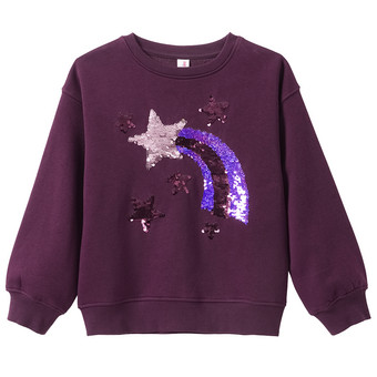 Mädchen Sweatshirt mit Wendepailletten