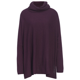 Damen Woll-Pullover mit Rollkragen