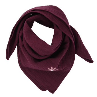 Damen Musselin-Bandana mit Stickerei