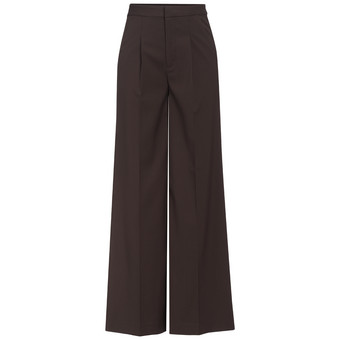 Damesbroek Wide-Leg met schuifsluiting