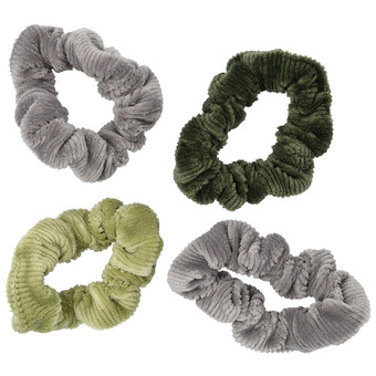 4 Scrunchies aus Cord