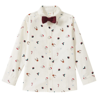 Jungen Weihnachtshemd mit Fliege