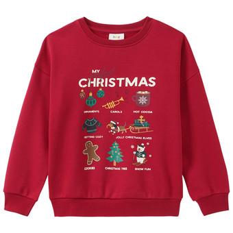 Kinder Weihnachtssweatshirt mit Print