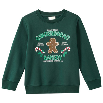 Jungen Weihnachtssweatshirt mit Print