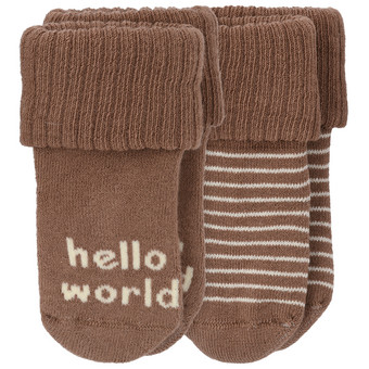 2 Paar Newborn Frottee-Socken Born 2027