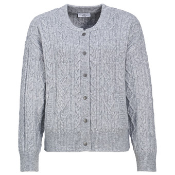 Damesvest met kabelpatroon