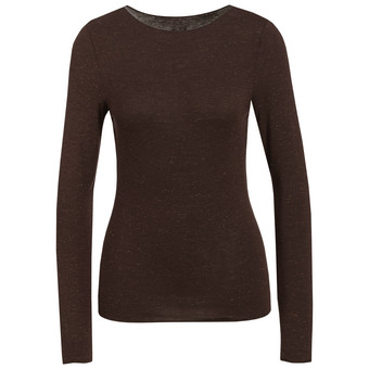 Damen Langarmshirt mit Effektgarn