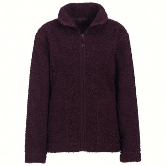 Damen Teddyjacke mit Stehkragen