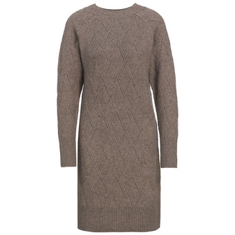 Damen Strickkleid mit Rautenmuster