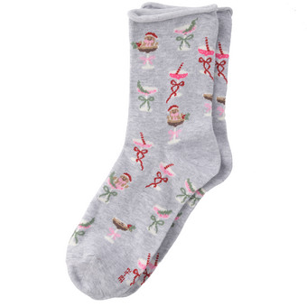 1 paar kerstsokken voor dames