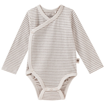 Newborn Wickelbody mit Streifen