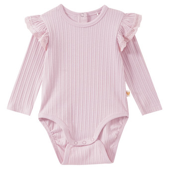 Baby Langarmbody mit Rüschen